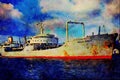 535096 CECILIE BROVIG, Norwegian Motor Tanker A4 Limited Edition Watercolour Print