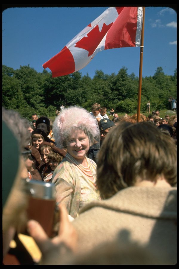 536004 Queen Mother Visits New Brunswick, Canada A4 Photo Print
