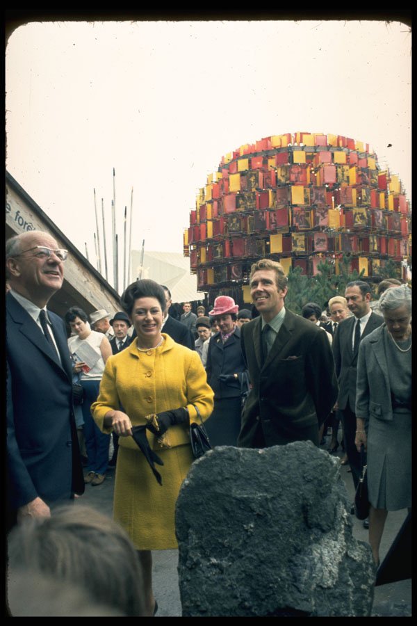 536005 Princess Margaret Visiting Expo 67, Montreal, Canada A4 Photo Print