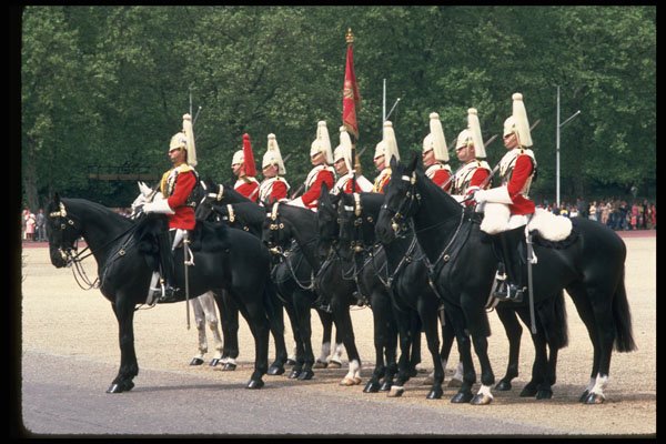 536029 Life Guards Horse Guard, England A4 Photo Print