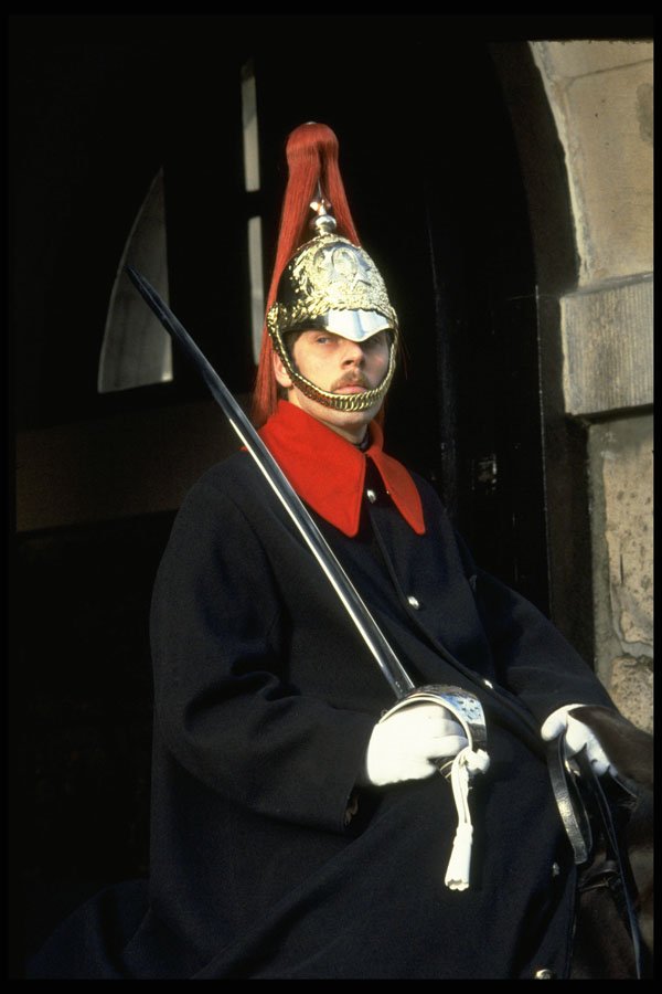 536030 Whitehall, Blues And Royals Sentry, England A4 Photo Print