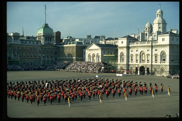 536039 Horse Guards Beating Retreat, England A4 Photo Print