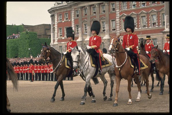 536050 Trooping The Color, Mounted Officers, England A4 Photo Print