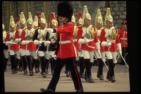 536060 Garter Day, Windsor Castle, England A4 Photo Print