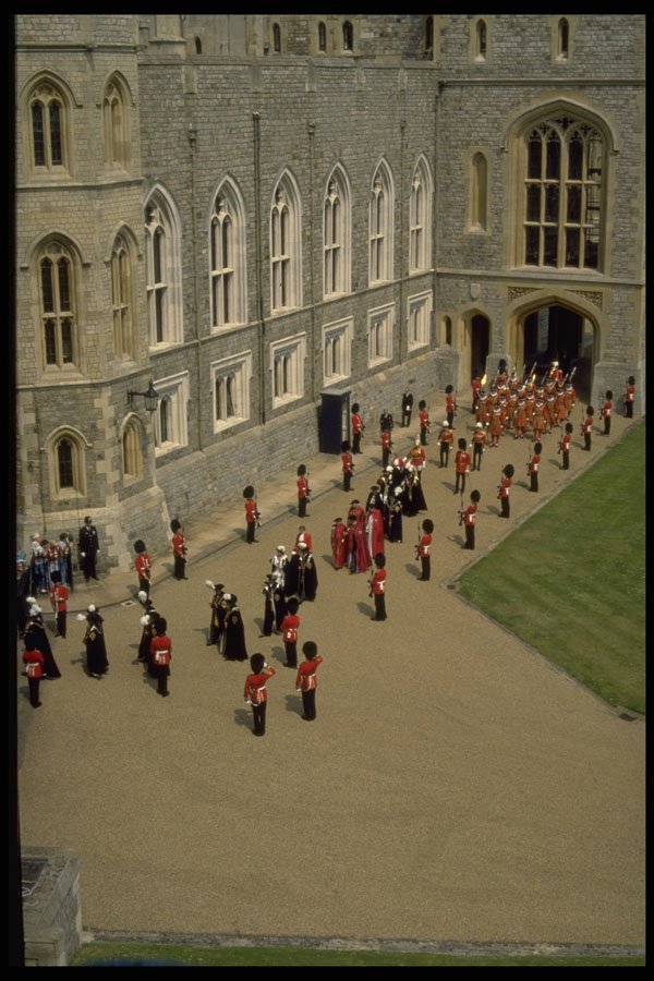 536061 Garter Day, Windsor Castle, England A4 Photo Print