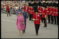 536073 Queen Elizabeth Reviewing Troops In Ottawa, Canada A4 Photo Print