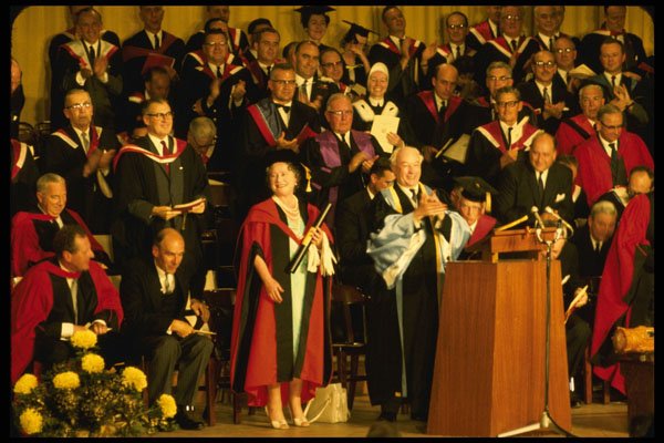 536076 Queen Mother At Dalhousie University, Nova Scotia, Canada A4 Photo Print