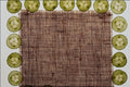 537008 Cucumber And Burlap A4 Photo Print