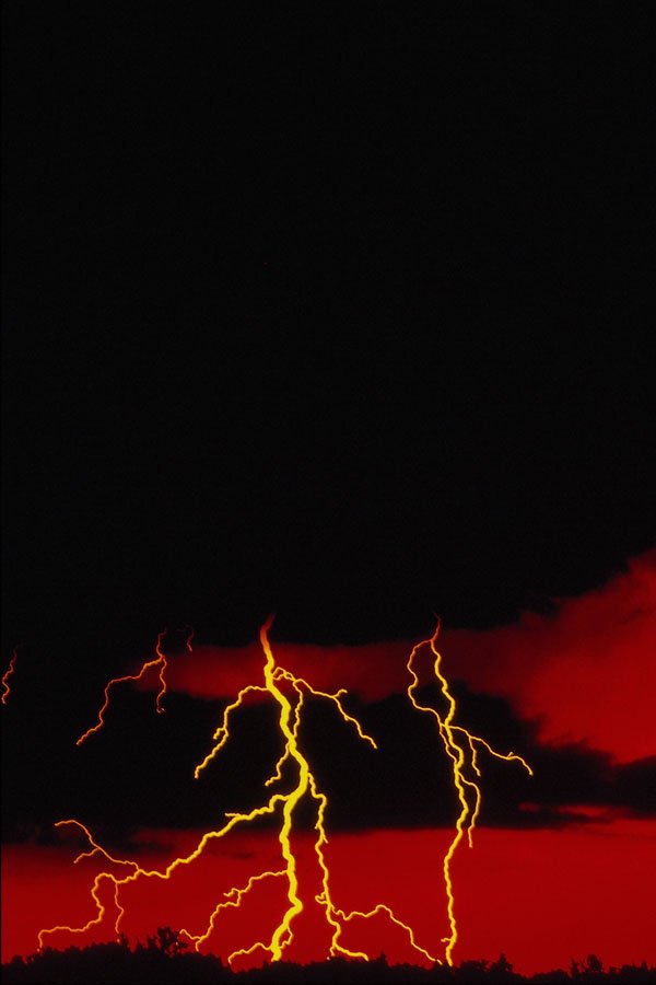 537011 Lightning A4 Photo Print