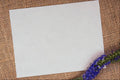 537015 Paper On Burlap A4 Photo Print