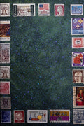 537021 Stamps A4 Photo Print