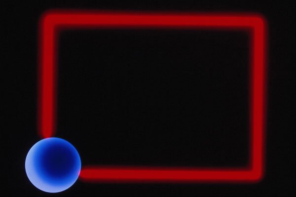537073 Blue Ball A4 Photo Print