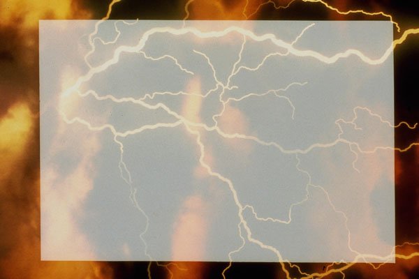 537093 Lightning A4 Photo Print