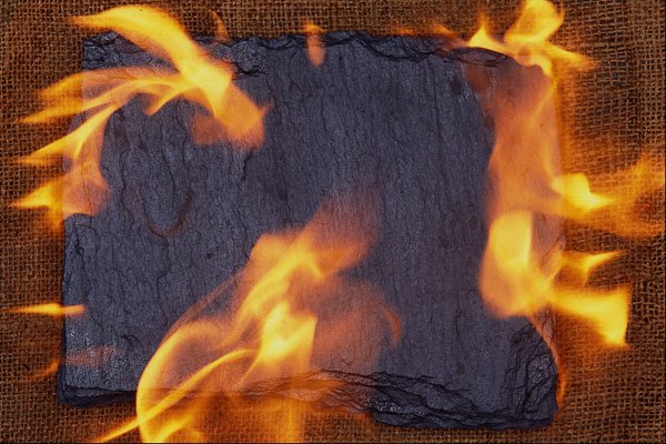 537096 Burning Slate A4 Photo Print