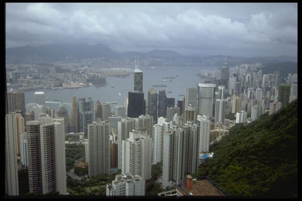 538037 Hong Kong Skyline A4 Photo Print