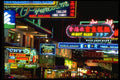 538045 Neon Lights In Kowloon, Hong Kong A4 Photo Print