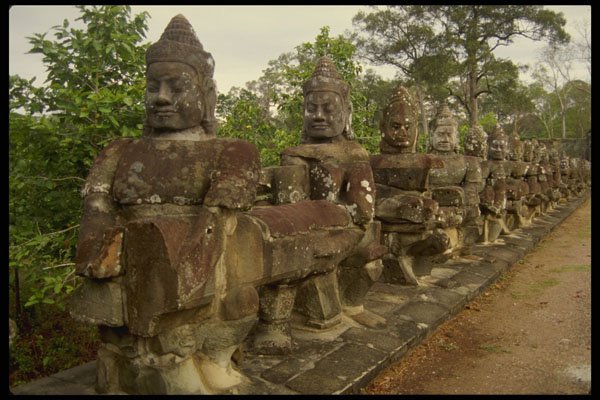 538060 Detail, Angkor Wat, Cambodia A4 Photo Print