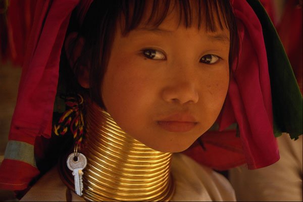 538081 Padaung Girl, Thailand A4 Photo Print
