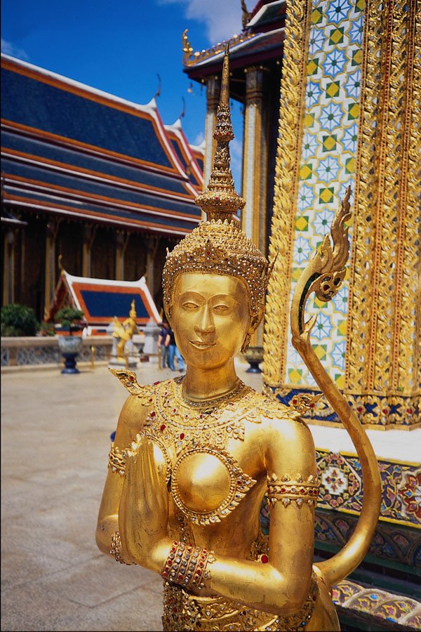 538093 At Wat Phra Keo, Bangkok, Thailand A4 Photo Print