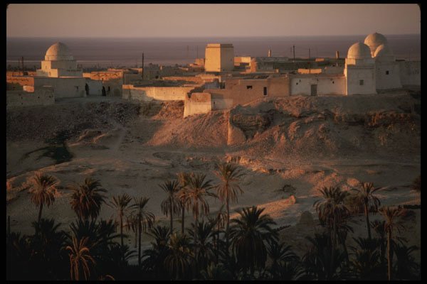 539024 Nefta Oasis With 220,000 Palms A4 Photo Print