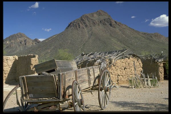 539037 Arizona Ghost Town A4 Photo Print
