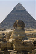 539060 The Great Pyramid Of Cheops And The Sphinx, Egypt A4 Photo Print