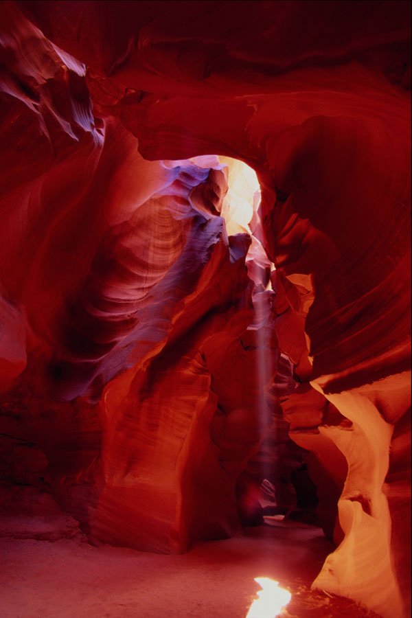 539089 Sunbeam At The Haunted Gap, Slot Canyon, Utah A4 Photo Print