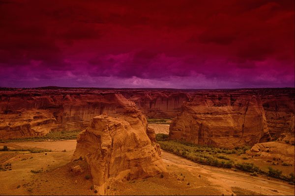 539092 Thundersky, Canyon De Chelly National Monument, Arizona A4 Photo Print