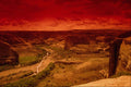 539093 Sunset Over Chinle River National Monument, Arizona A4 Photo Print