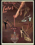 540 lotus shoes 1950s Advert A4 Photo Print