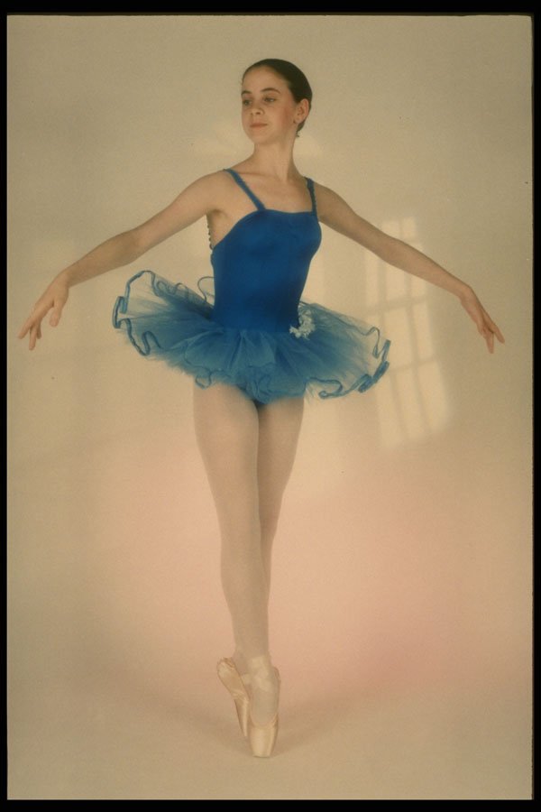 540025 Tutu In Blue A4 Photo Print
