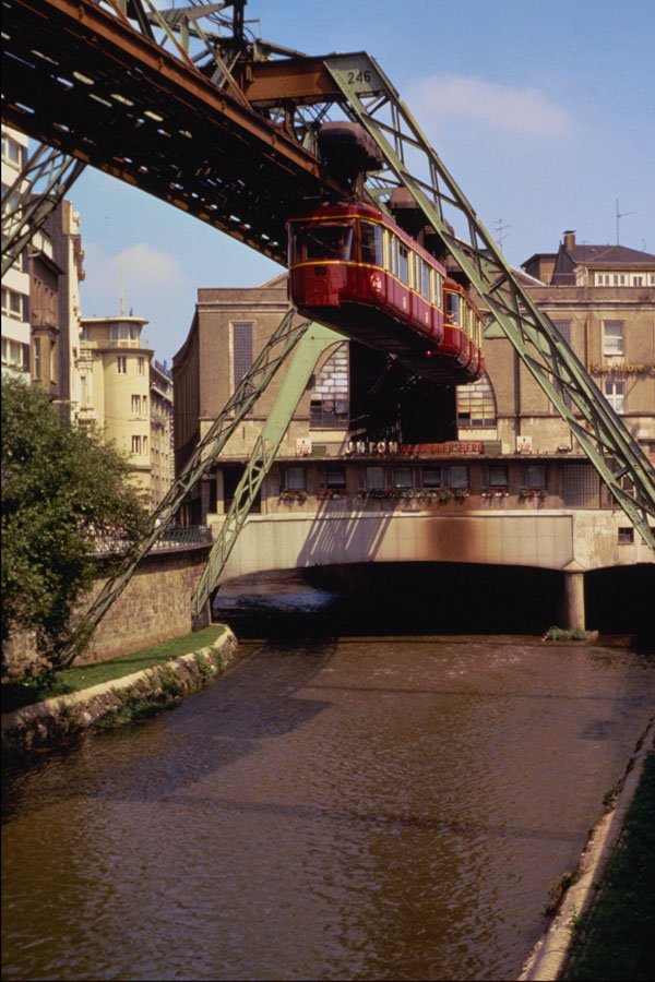 542002 Wuppertal Overhead Schwebebahn, Western Germany A4 Photo Print