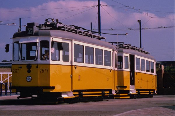 542012 Ex Budapest Twin Cars, Transperience Museum, Bradford, U.K. A4 Photo Print