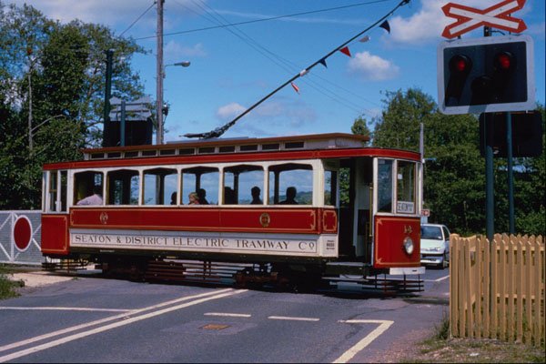 542015 Rebuilt London Metropolitan Tram, Seaton, Devon, U.K. A4 Photo Print