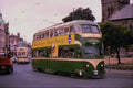542018 1950s Livery Blackpool Tramways Ballooned Bogie, U.K. A4 Photo Print