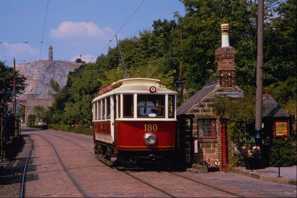 542019 Ex Prague Ringhoffer Car No. 180, Crich Tramway Museum, U.K. A4 Photo Print
