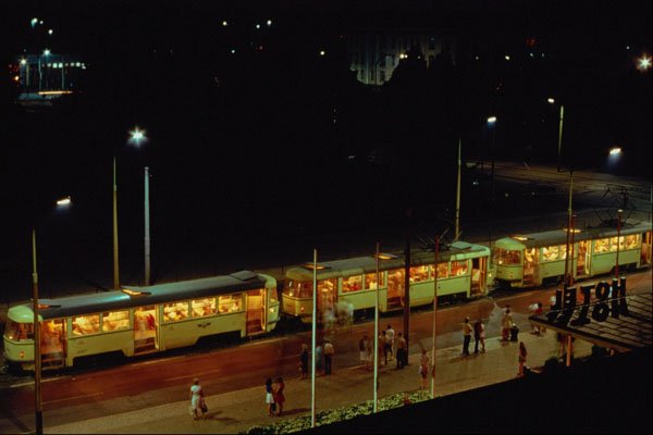 542028 Tatra T4 Cars And B4 Trailers, Magdeburg, Germany A4 Photo Print