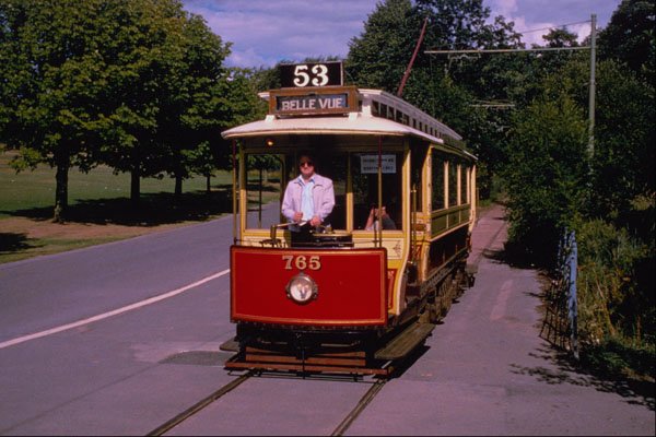 542032 Manchester Corporation Tramways Car No. 765, Heaton Park A4 Photo Print