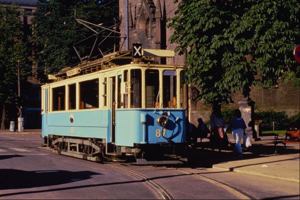542042 Hawa built Car No. 87, Oslo, Norway A4 Photo Print