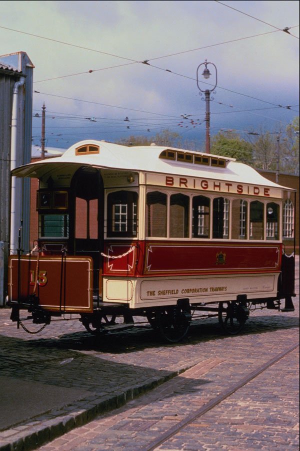542066 Brightside Sheffield Horse Tram Car, Crich, U.K. A4 Photo Print