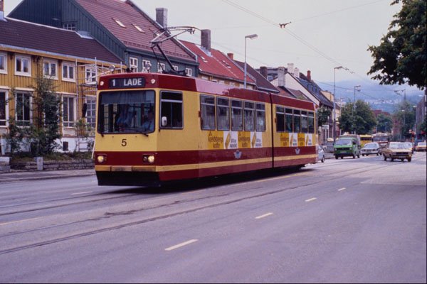 542071 Linke Hoffman Brusch Car No. 5, Trondheim, Norway A4 Photo Print