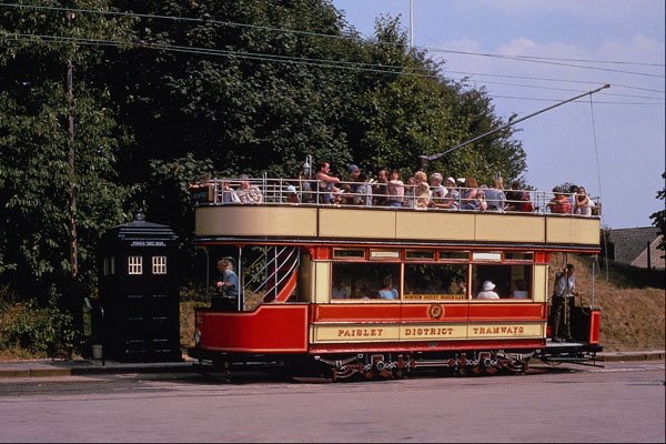 542087 Paisley District Tramways Car No. 68, Crich, U.K. A4 Photo Print