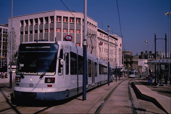 542088 Duwag, Germany built Super Tram , Sheffield, U.K. A4 Photo Print