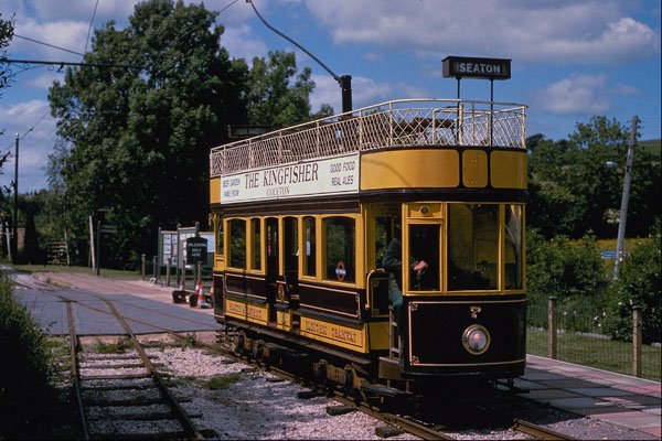 542099 Seaton & District Tramways Narrow Gauge Car, Devon, U.K. A4 Photo Print
