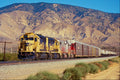 543001 Southbound Santa Fe Freight Approaching Mojave, CA A4 Photo Print