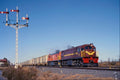 543014 South African Railways Freight Leaving Orange River A4 Photo Print