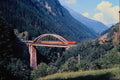 543024 Eastbound Arlberg Express Crossing Trisiana Bridge, Austria A4 Photo Print