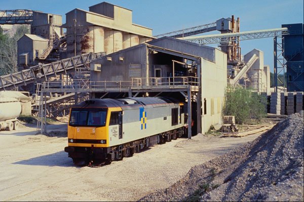 543034 BR Class 60 At Swinden Lime Works, Yorkshire, U.K. A4 Photo Print