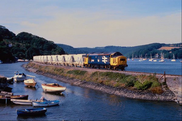 543043 China Clay Train At Golant, Cornwall, U.K. A4 Photo Print