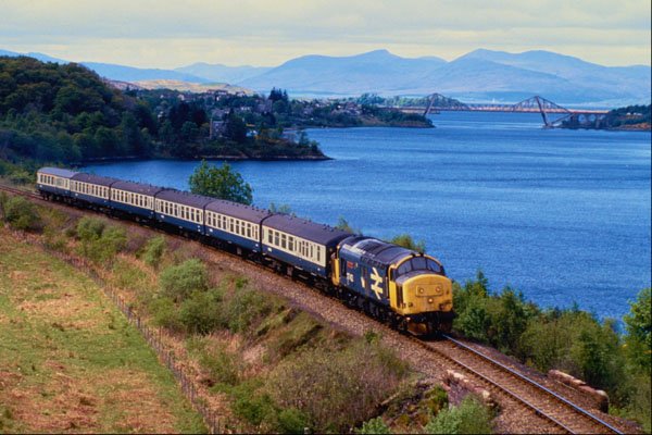 543051 Oban To Glasgow Train Near Connel Ferry, Scotland A4 Photo Print